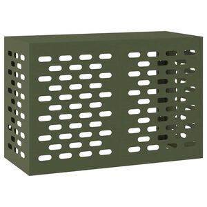 vidaXL Klimaanlagenabdeckung Olivgr&uuml;n 90 x 40 x 60 cm Stahl
