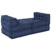 vidaXL Modulares Sofa 4 pcs Indigo Stoff