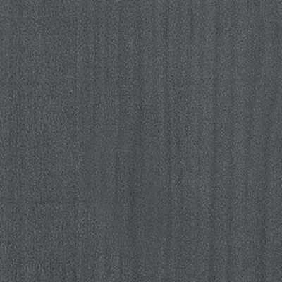 vidaXL Pflanzkübel Grau 70x70x70 cm Massivholz Kiefer