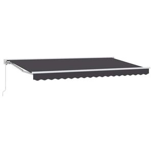 vidaXL Markisenrahmen Anthrazit 350 x 200 cm