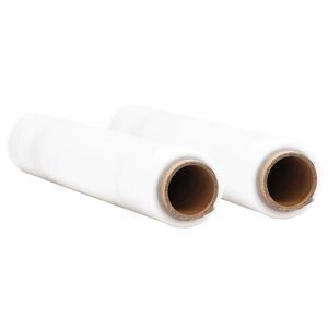 vidaXL Stretchfolie 2 Stk. Transparent 17 &mu;m 50 cm x 150 m