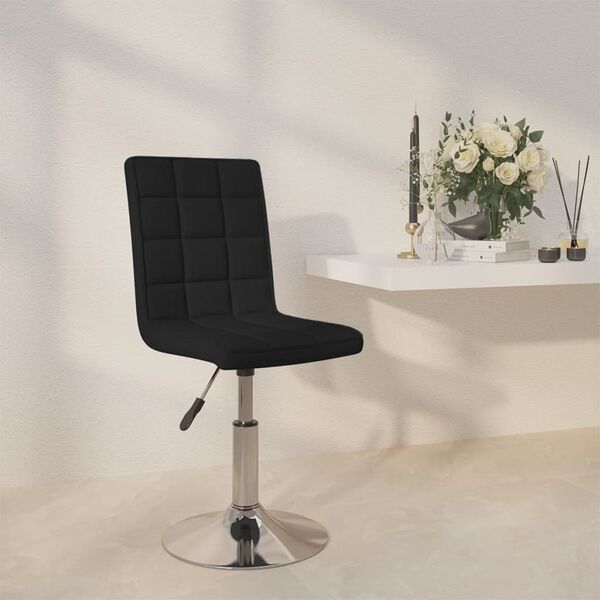 vidaXL Barhocker Schwarz Stoff