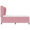 vidaXL Boxspringbett mit Matratze Rosa 200 x 140 cm Polyester