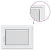 vidaXL Kellerfenster Innenseite Farbe Wei&szlig; RISOR 85 x 55 cm