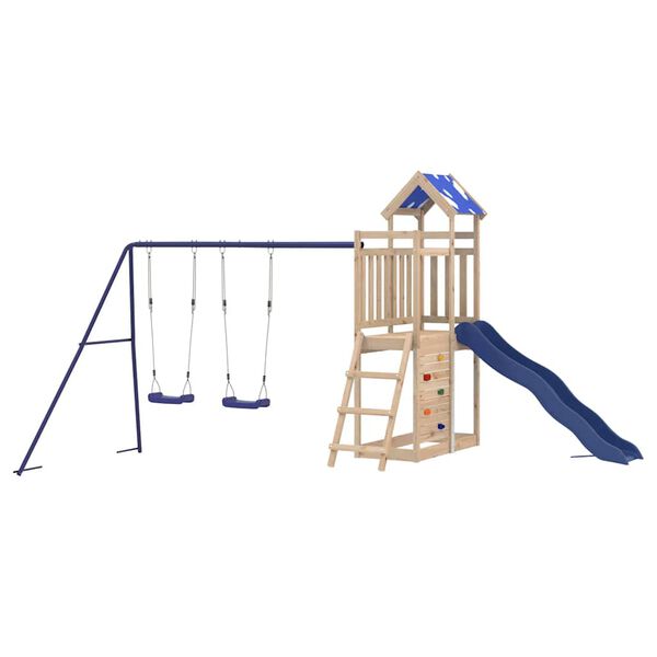 vidaXL Spielturm Massivholz Kiefer