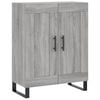 vidaXL Highboard Grau Sonoma 69,5x34x180 cm Holzwerkstoff