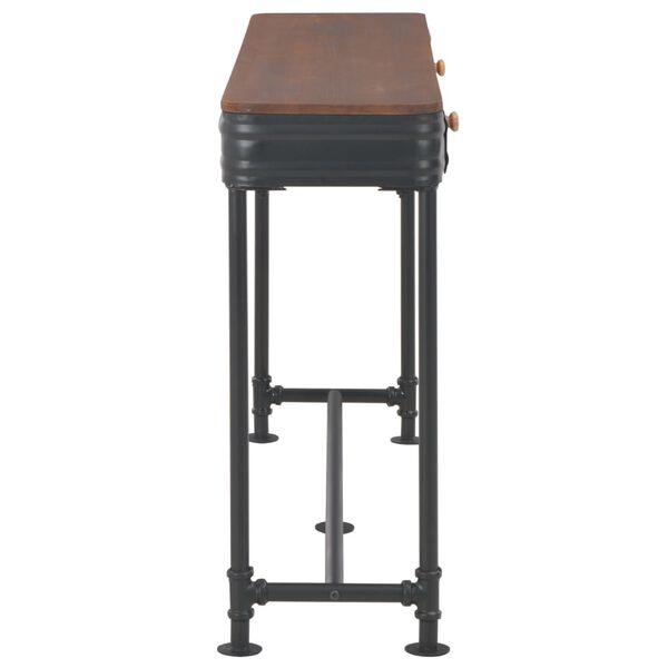 vidaXL Konsolentisch mit 2 Schubladen 120x30x75 cm Massivholz Tanne