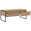 vidaXL Couchtisch Kunsthandwerk Eiche 100 x 46 x 40 cm Holzwerkstoff