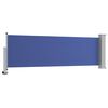 vidaXL Ausziehbare Seitenmarkise 80&times;300 cm Blau