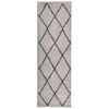 vidaXL Shaggy-Teppich PAMPLONA Hochflor Beige & Anthrazit 80x250 cm