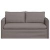 vidaXL Sofa Taupe Gesamtabmessungen: 156 x 82 x 85 cm (B x T x H) Samt