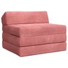 vidaXL Klappsofa Bett Rosa 200 x 70 x 10 cm Samt