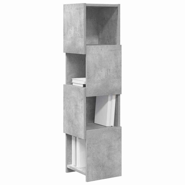 vidaXL Eckschrank Beton Grau 25,5x25x102cm Holzwerkstoff