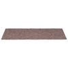 vidaXL Stufenmatten Selbstklebend 15 Stk. 65x21x4 cm Hellbraun Rechteckiger Rand