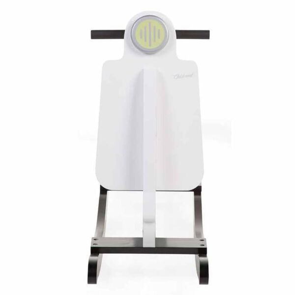 CHILDHOME Schaukelroller Wei&szlig; und Schwarz