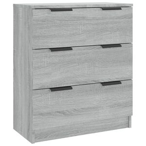 vidaXL Sideboard Grau Sonoma 60x30x70 cm Holzwerkstoff