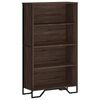 vidaXL B&uuml;cherregal Braun Eichen-Optik 80x31x137,5 cm Holzwerkstoff