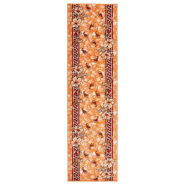 vidaXL Teppichl&auml;ufer BCF Terrakottarot 60x200 cm