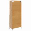vidaXL Highboard Artisan-Eiche 69,5 x 34 x 180 cm Holzwerkstoff
