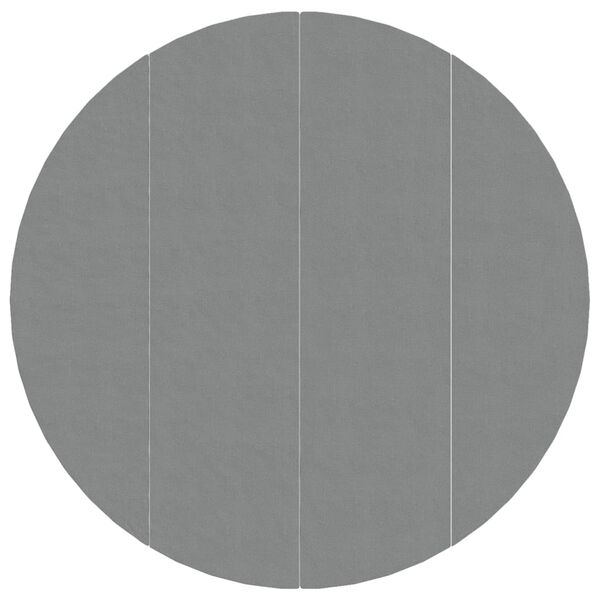 vidaXL Pool-Bodentuch Hellgrau Ø500 cm Polyester Geotextil