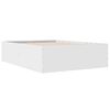 vidaXL Bettgestell Wei&szlig; 120x200 cm Holzwerkstoff