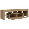 vidaXL TV-Schrank mit LED Artisan-Eiche 140x36,5x40 cm Holzwerkstoff