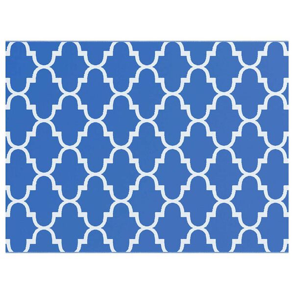 vidaXL Outdoor Teppich ARAKIL Blau 300 x 400 cm PP