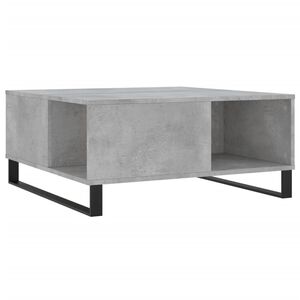 vidaXL Couchtisch Betongrau 80x80x36,5 cm Holzwerkstoff
