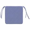vidaXL Sitzkissen 4 pcs Jeans blau 40 x 40 x 3 cm Stoff