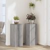 vidaXL Pflanzenst&auml;nder 2 Stk. Grau Sonoma 30x30x70 cm Holzwerkstoff