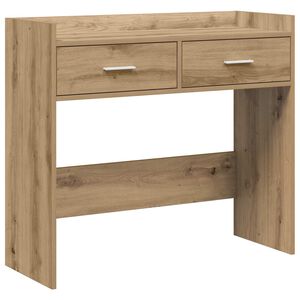 vidaXL Konsolentisch Artisan-Eiche 90 x 35 x 80 cm Holzwerkstoff