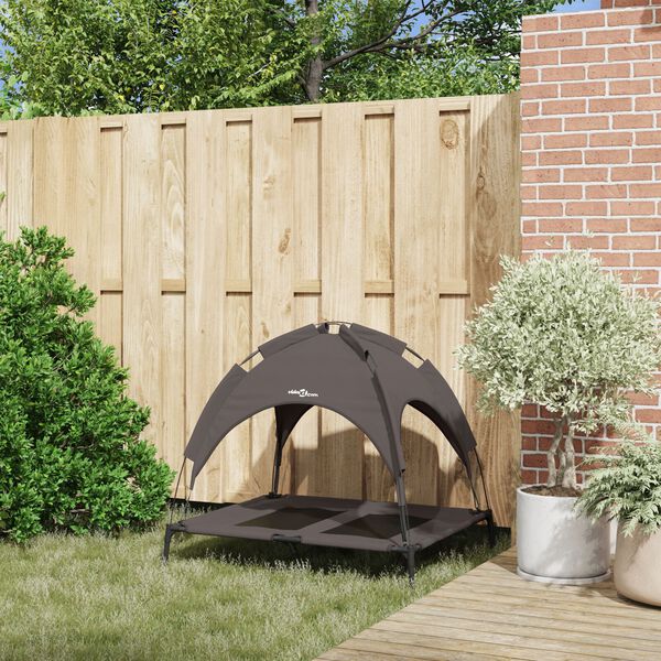 vidaXL Hundebett Braun 92 x 77 x 82,5 cm Stahl