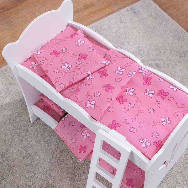 KidKraft Puppenetagenbett Lil' Doll 52,7 x 29,5 x 44,5 cm Wei&szlig; 60130
