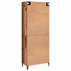 vidaXL Highboard 2 pcs Altholz Holzwerkstoff