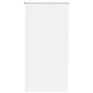 vidaXL Verdunkelungsrollo Wei&szlig; 75x130cm Stoffbreite 70,7 cm Polyester