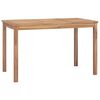 vidaXL Garden Esstisch 120x70x77 cm Massiv Teakholz