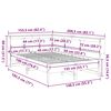 vidaXL Massivholzbett mit Regal ohne Matratze Wachsbraun 135x190 cm