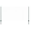 vidaXL Sechseckzaun mit Pfosten 25 x 1,2 m PVC-beschichteter Stahl