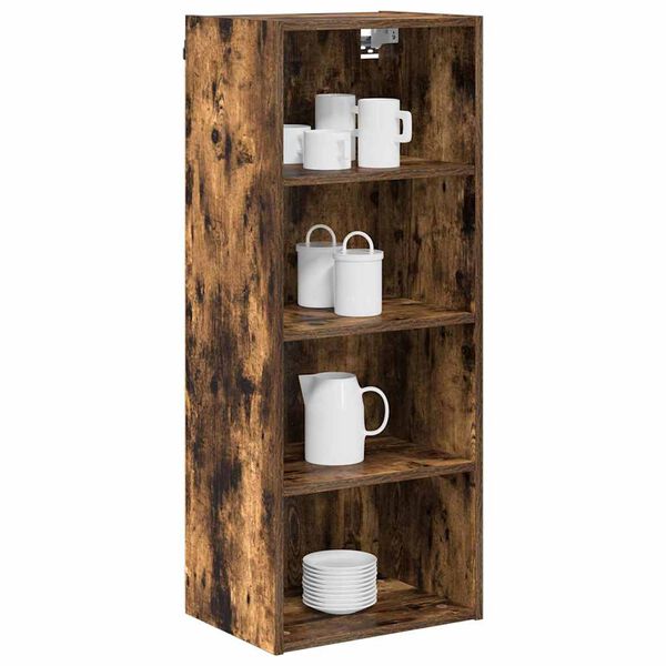 vidaXL H&auml;ngeschrank Ger&auml;ucherte Eiche 40 x 29,5 x 100 cm Holzwerkstoff