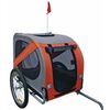 vidaXL Hunde-Fahrradanh&auml;nger Orange