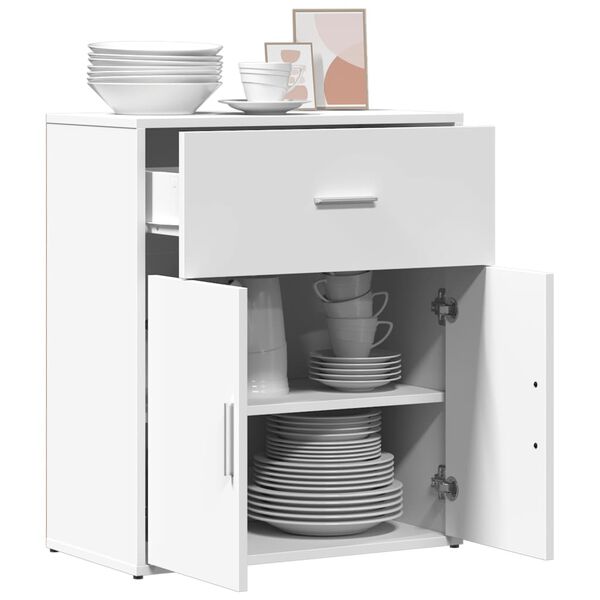 vidaXL Sideboard Weiß 60x31x70 cm Holzwerkstoff