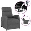 vidaXL Relaxsessel Elektrisch Dunkelgrau Stoff
