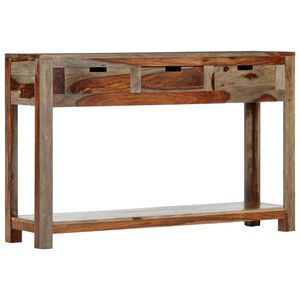 vidaXL Konsolentisch mit 3 Schubladen 120x30x75 cm Massivholz Akazie
