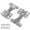 vidaXL Scharnier 2 stk. Nickel 85 x 52,5 x 9,5 mm Eisen