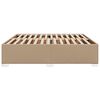 vidaXL Bettgestell Cappuccino-Braun 200x200 cm Kunstleder