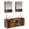vidaXL Badezimmerschrank-Set 5 pcs Altholz 50 x 14,5 x 70 cm