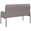 vidaXL Sofas mit Kissen 110cm Taupe Sperrholz