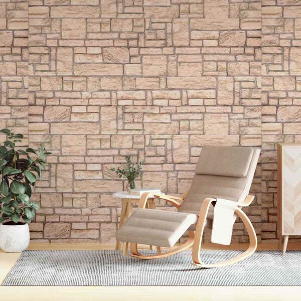 vidaXL 3D-Wandpaneele 10 Stk. Beige Backstein-Optik EPS