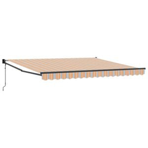 vidaXL Einziehbare Markise Mehrfarbig 400x300 cm Stoff