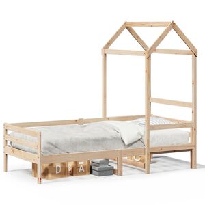 vidaXL Tagesbett mit Dach 80x200 cm Massivholz Kiefer